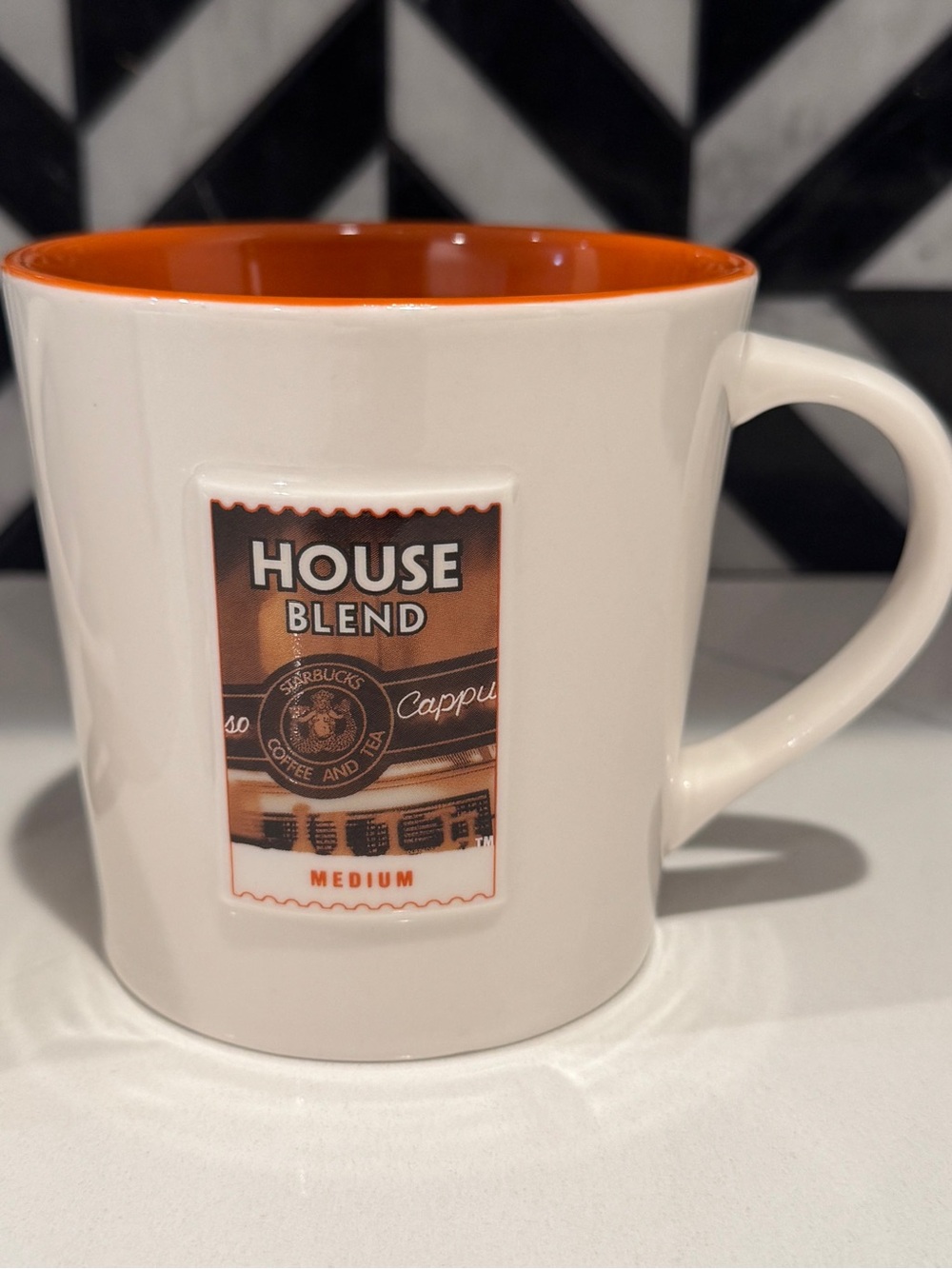 Starbucks 2006 House Blend Latin America Raised Stamp Coffee Mug
